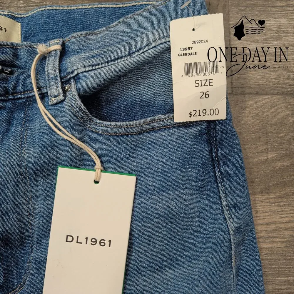DL1961 Bridget Boot High Rise Instasculpt Bootcut Jeans NWT Size 2 (26)